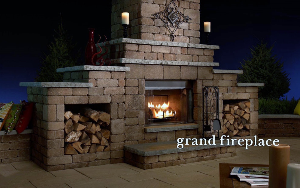 Outdoor Fireplace 1